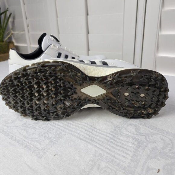 Adidas TOUR360 XT-SL BOA F34188 Spikeless White Black Mens Golf Shoes Size 11 - Picture 15 of 16